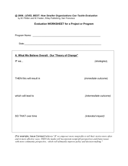 Level Best Evaluation Worksheets