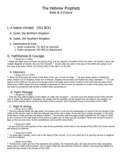 the Outline - World Outreach Church