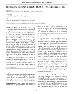 Definition of a novel atomic index for QSAR