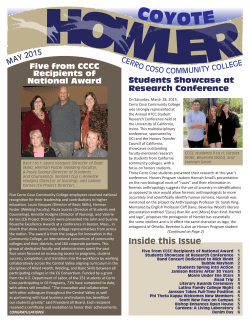 Coyote Howler 2015-05 - Cerro Coso Community College