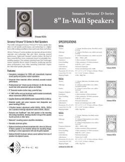 Sonance Virtuoso&reg; D-Series 8&rdquo; In