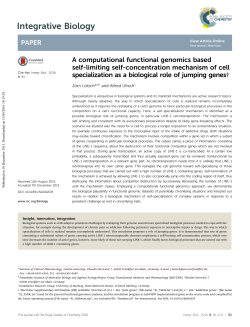 A computational functional genomics based self