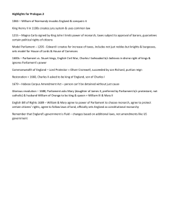 English Government - History Adventure