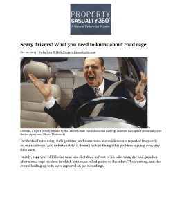 Scary drivers! What you need to know about road rage