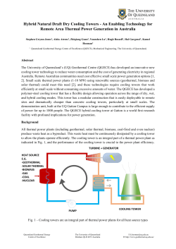 Hybrid Natural Draft Dry Cooling Towers