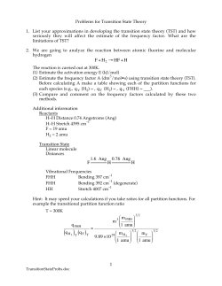 F+H2 ЖHF+H F 1.6 Ang H 0.76 Ang H qH2 qF = m 1 amu К Л Б &circ;
