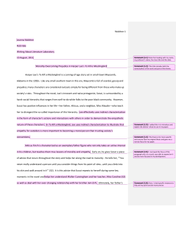 To Kill a Mockingbird