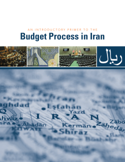 Budget Process in Iran primer