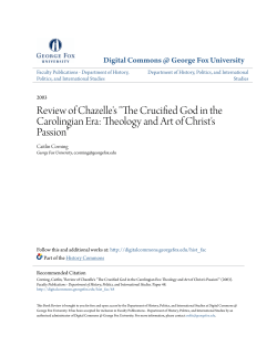 The Crucified God in the Carolingian Era: Theology and Art of