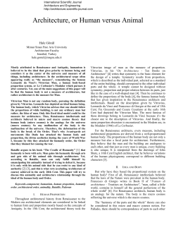 Article - Journal of Architecture and Engineering