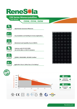 156 Series Monocrystalline