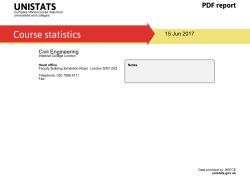 this data as PDF - Unistats