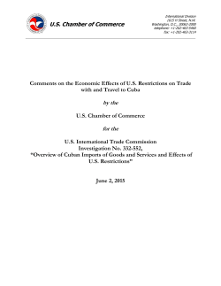 Comments on the Andean Trade Preferences Act