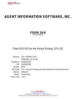 agent information software, inc.