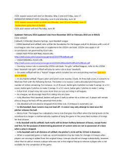 CCDL Rules - Youth Incorporated