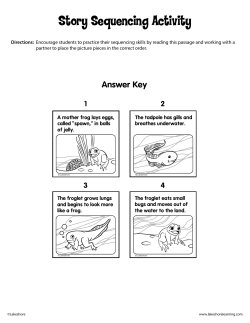 Story Sequencing Activity