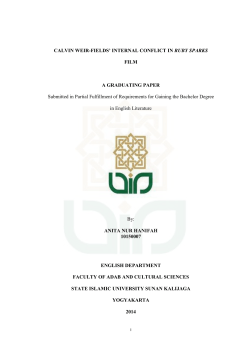 CALVIN WEIR-FIELDS` INTERNAL CONFLICT IN