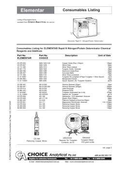 ELEMENTAR CHNOS Rapid N Consumables.pmd