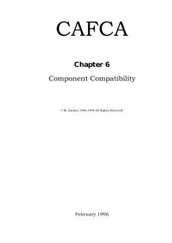 Chapter 6 Component Compatibility