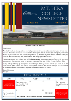 2016 - Term 1 - Issue 3