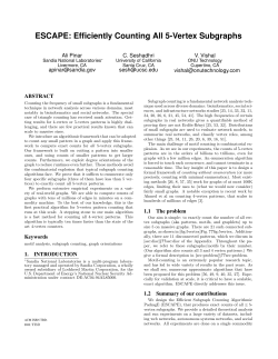 ESCAPE: Efficiently Counting All 5-Vertex Subgraphs