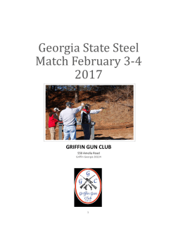 Georgia State Steel Match February 3-4 2017