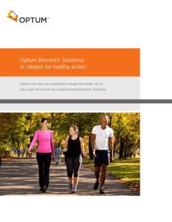 Biometric solutions: A catalyst for healthy action