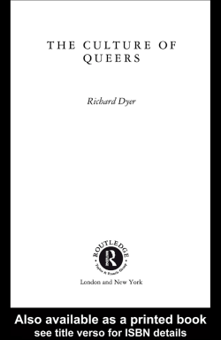 The Culture of Queers - Programa de Derechos Sexuales y