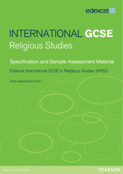 Specification and sample assessment material | PDF