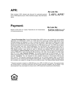 APR: 3.49% APR&sup1; Payment: $454.68/mo&sup2;