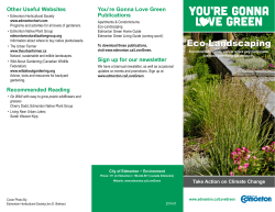 Eco-Landscaping - City of Edmonton