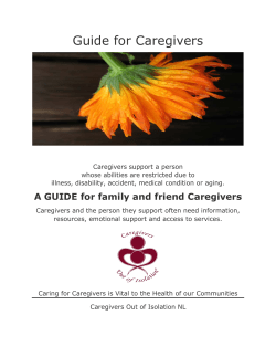 Guide for Caregivers