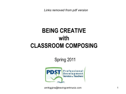 Classroom Composing