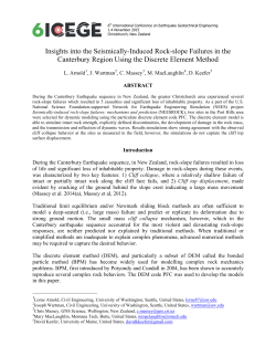 Insights into the Seismically-Induced Rock