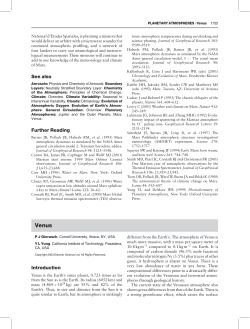 Planetary Atmospheres