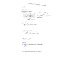 16 is 4, the positive integer square root