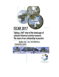 Call for Proposals