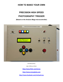 how to make your own precision high speed photography trigger