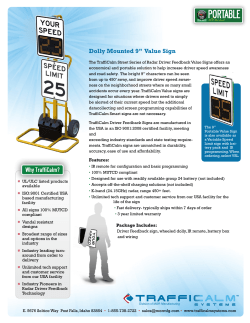 portable - Trafficalm