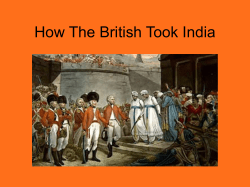 APWH-How the Brits took India