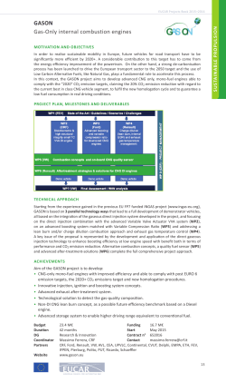GAson Gas-Only internal combustion engines