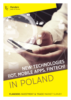 new technologies (iot, mobile apps, fintech)