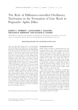 The Role of Diffusion-controlled Oscillatory