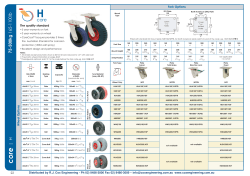 Fallshaw H Core 75-500kg capacity Pneumatic Nylon Blue