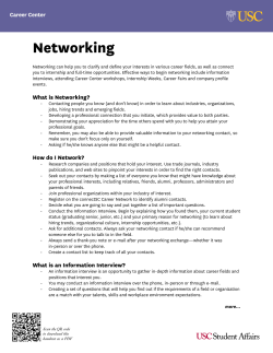 Networking