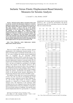 Inelastic Versus Elastic Displacement-Based Intensity