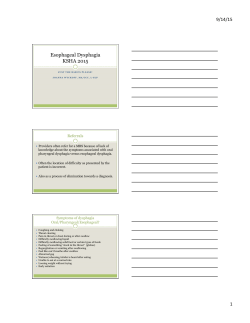 SpeakerHandouts/joanna wyckoff esophageal dysphagia