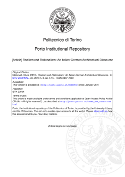 Realism and Rationalism: An Italian