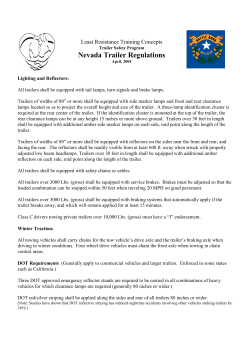 Trailer Regulations - Least Resistance Training Concepts