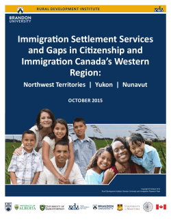 Immigration Settlement Services and Gaps in Citizenship